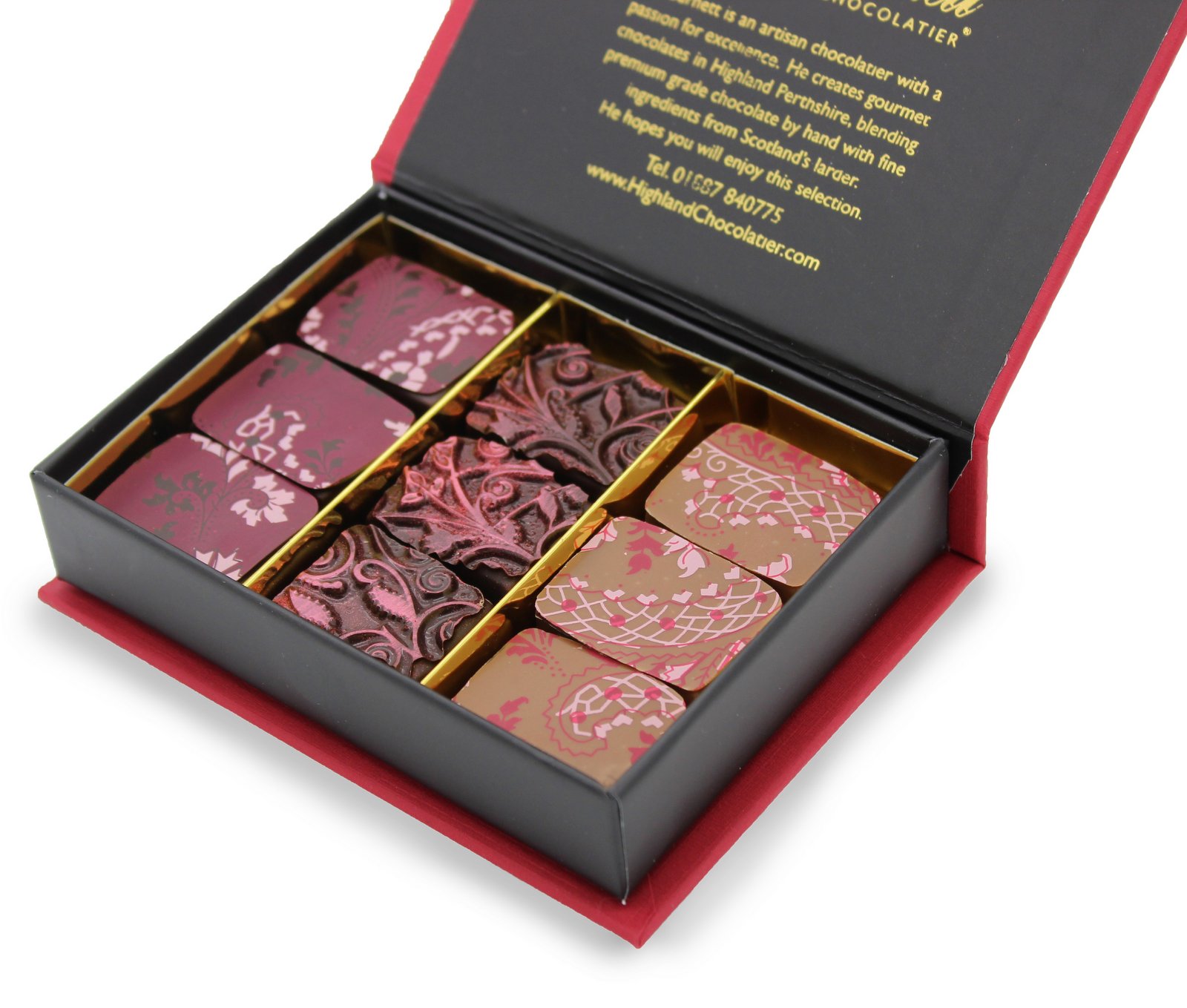 Chocolate packaging boxes